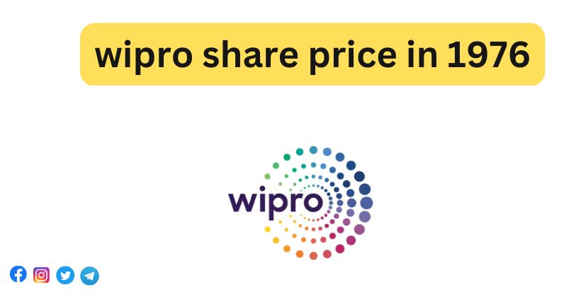 wipro share price in 1976